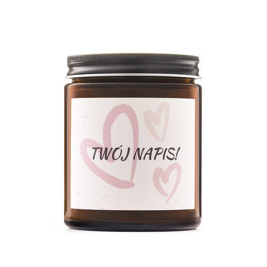 Sojowa świeca zapachowa candleLAB z własnym napisem!